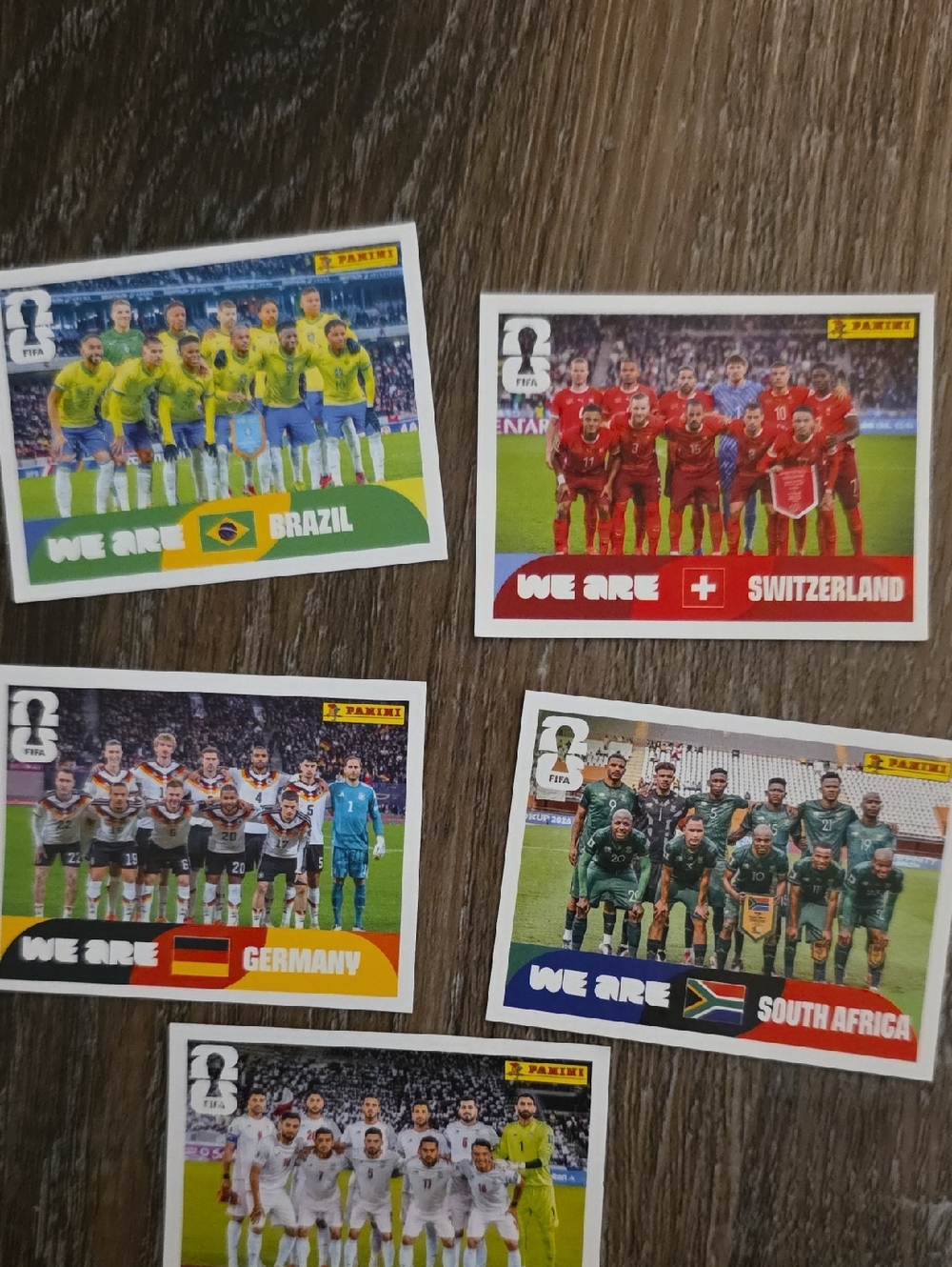 Panini FIFA World Cup 2026 Red and Blue Team Crest Stickers